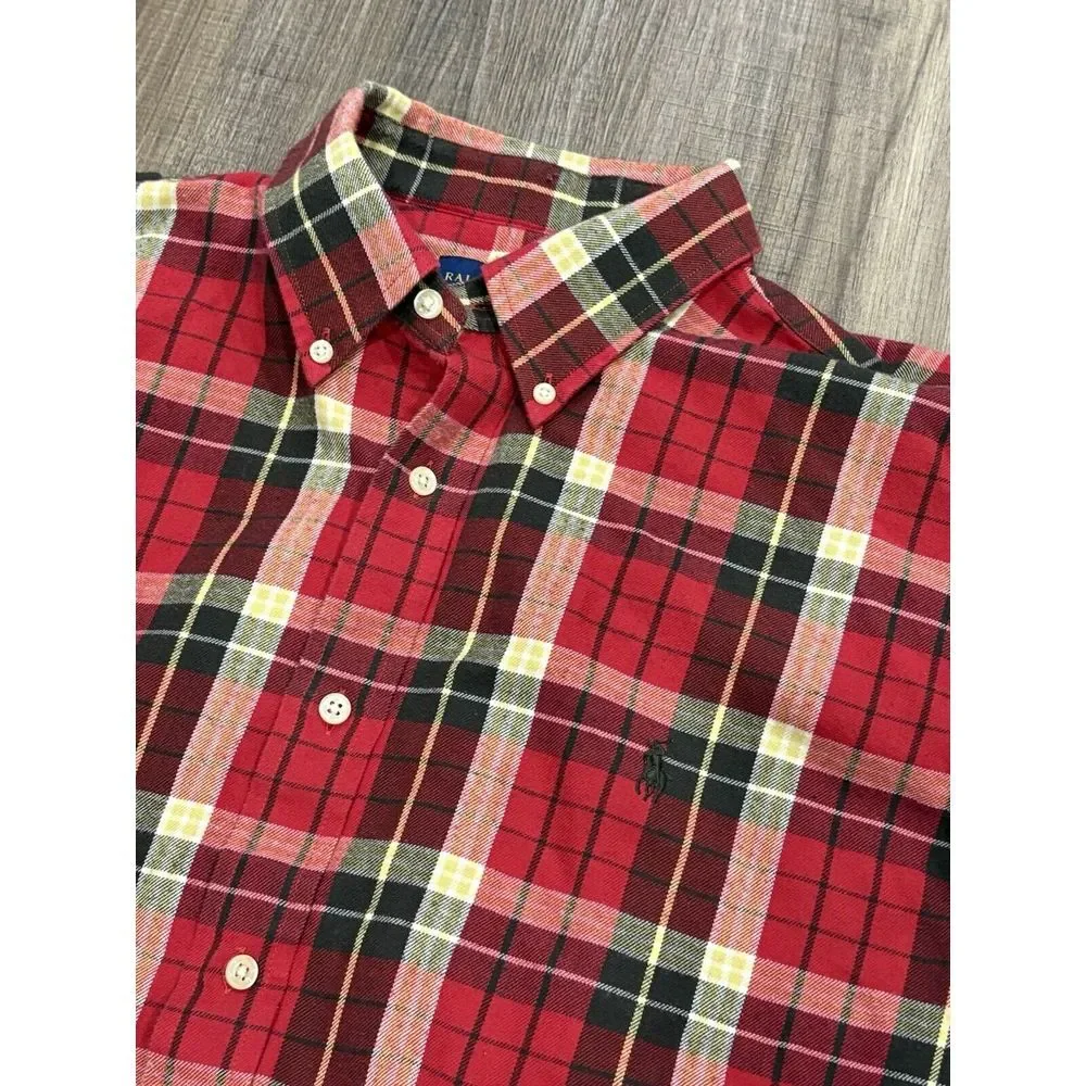Ralph Lauren Classic Fit Size‎ XL Performance Flannel Men's Long Sleeve Plaid